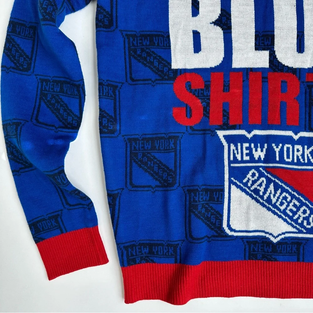 New York Rangers Broadway Blueshirts Hockey Sweater L - Picture 6 of 9